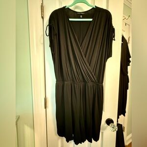 Lane Bryant Black Romper